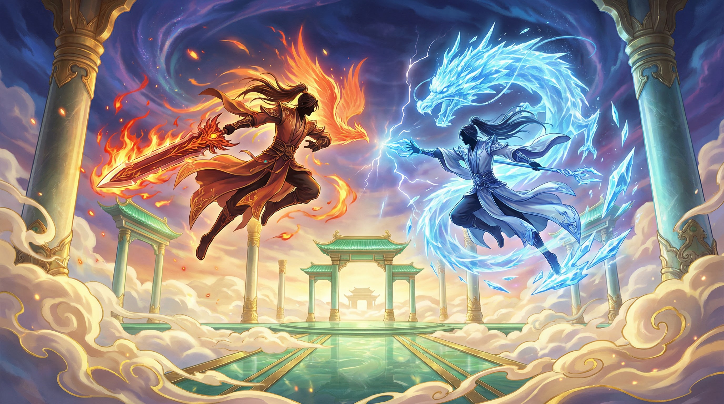 海角特效视频 - 仙侠对决